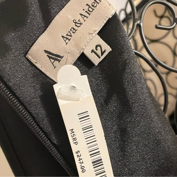 Ava & Aiden Sheath Shift Sleeveless Dress Sz 12 Women’s Dress NWT - Picture 13 of 16